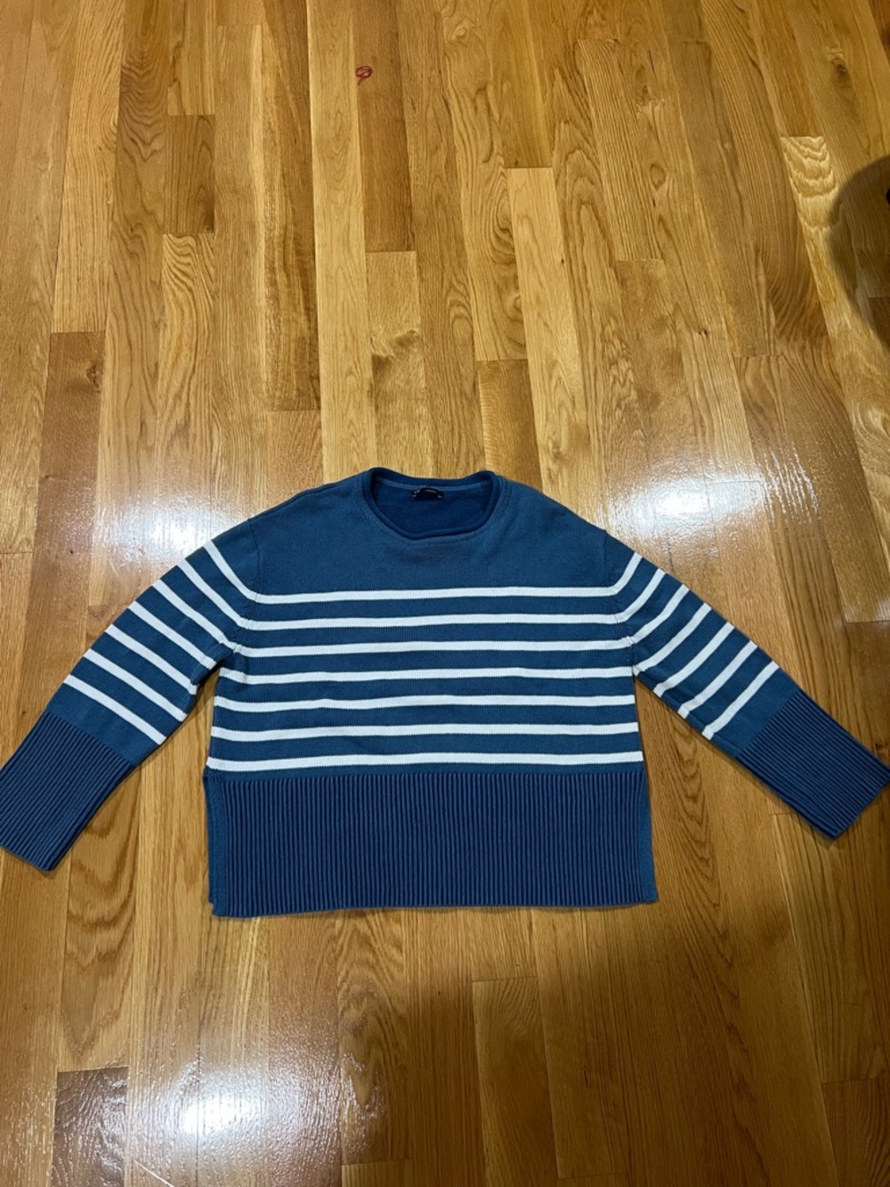Gap roll neck striped sweater